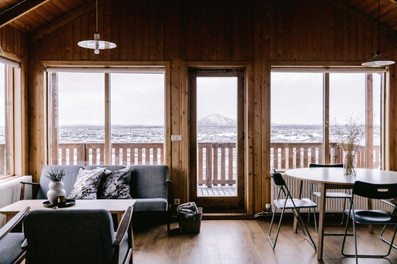Hlíd Cottages Myvatn Kültér fotó